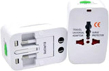 Universal Travel Adaptor Worldwide for 150+ Countries, International Power Charger, European Adapter, Wall Charger Power Plug for USA EU UK AUS ,Compatible with iPod, iPhone.