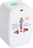 Universal Travel Adaptor Worldwide for 150+ Countries, International Power Charger, European Adapter, Wall Charger Power Plug for USA EU UK AUS ,Compatible with iPod, iPhone.
