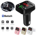 Auto Radio Mp3 Player Dual USB car charger Bluetooth handsfree Car Kit FM Transmitter