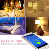 Tuya App Smart LED bulb E27 energy saving dimmer wifi bulb compatible with Google home and Alexa