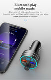 Bluetooth 5.0 Car FM Transmitter with Dual USB QC3.0 Fast Charger