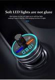 Bluetooth 5.0 Car FM Transmitter with Dual USB QC3.0 Fast Charger
