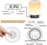 Portable Night Light with Wireless Bluetooth Speaker Touch Control Color LED