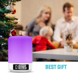 Portable Night Light with Wireless Bluetooth Speaker Touch Control Color LED