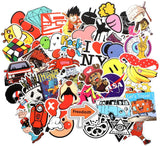 Cool Random Stickers 100pc Waterproof Vinyl  Stickers for Laptop Luggage Decal (100pcs)