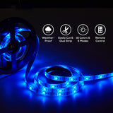 LED Strip Light Waterproof 16 Ft RGB SMD 5050 with IR Remote Controller