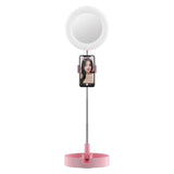 Foldable 6" LED Makeup Ring Light with Stand Phone Holder for Live Broadcast Selfie Video Light