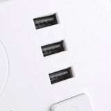 Electrical 3 Outlet Socket + 3 USB Extension Power Strip 5V 2.1A Smart Power Strip US Plug