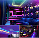 LED Strip Light Waterproof 16 Ft RGB SMD 5050 with IR Remote Controller