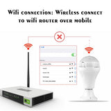 360 degree Wifi VR Panoramic HD CCTV  Light Bulb Surveillance Camera