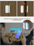 Tuya Home Security System GSM Magnetic Door Sensor Alarm Smart WiFi Door Window Sensor Alarm