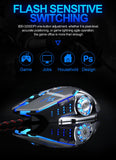 Gaming Mause 6 Button Wired Mouse 4 Color Breathing Lamp Ajustable 4000DPI USB Mechanical Mouse