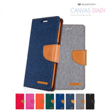 Goospery Canvas Wallet for iPhone 11 Pro Case (5.8 inches) Denim Stand Flip Cover