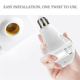 360 degree Wifi VR Panoramic HD CCTV  Light Bulb Surveillance Camera