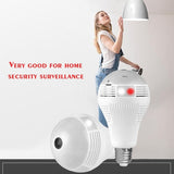 360 degree Wifi VR Panoramic HD CCTV  Light Bulb Surveillance Camera