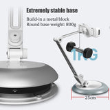 Desktop Holder Stand for Tablet iPad Mini Pro Air Mobile Phone Shoot Video Live Streaming Youtube Tiktok Zoom Meeting