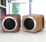 Wooden  Portable Bluetooth Speaker Creative Solid Wood Subwoofer