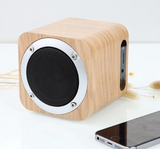 Wooden  Portable Bluetooth Speaker Creative Solid Wood Subwoofer