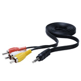 RCA Cable Male to 3.5mm Aux Male AV Cable Cord 3M