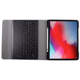 Ultra Slim PU Leather Folio Case with Keyboard&Pen Holder for iPad Pro 12.9 2020