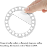 Selfie Light Ring Rechargeable Clip-on Selfie Fill Light with 36 LED for Smart Phone Photography Camera Video Girl Makes up