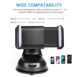 Universal Phone Holder For Car Silicone Sucker Cell Phone Car Mount Windshield Mobile Phone Holder Stand Suction Stick Dashboard