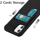 Goospery SkySlide Case for Apple iPhone 11 6.1" Dual Layer Bumper Cover with Card Holder