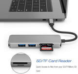 7-in-1 USB C HUB HDMI Adaptor PD Charger for Macbook and Type C Devices
