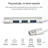USB HUB 3 0 Adapter 4 Port USB 3.0 High Speed Splitter OTG Adapter for Macbook Notebook PC