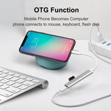 USB C to USB 3.0 Hub, Ultra Slim Thunderbolt to 4 USB Ports OTG Adapter