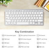 Ultra-Slim Wireless Bluetooth Keyboard for Tablets/Smart Phones/Computers