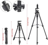 YUNTENG 5208 Extendable Selfie Stick Tripod  with Remote Control for Phone Camera