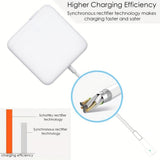 45W Charger Compatible with MacBook Air, Mag 1 L-Tip Power Adapter Laptop Charger Compatible with MacBook Air 11/13 Inch (Before Mid 2012 Models), Fast Charger for Old Mac Book