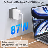 87W USB C Laptop Charger Compatible with MacBook Pro/Air,13 14 15-inch introduced in 2016 or Later,for Mac Book Air After 2018,Compatible with 70W 67W 61W 30W 29w,Include USB-C Power Cord