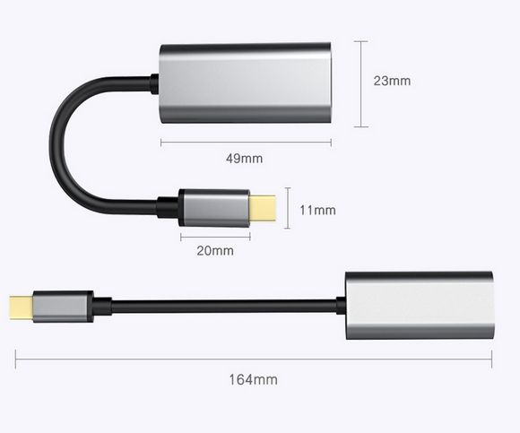USB 3.1 Type C to HDMI Adapter Cable Male to Female for Macbook