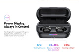Baseus W01 True Wireless Binaural Earphones BT 5.0 with Charging Dock and Mic for Hands-free Call