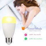 Tuya App Smart LED bulb E27 energy saving dimmer wifi bulb compatible with Google home and Alexa