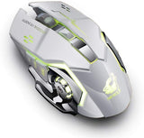 Gaming Mause 6 Button Wired Mouse 4 Color Breathing Lamp Ajustable 4000DPI USB Mechanical Mouse
