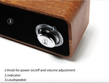 Wooden Retro Bluetooth Portable Speaker FM Radio B08