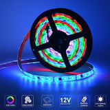 LED Strip Light Waterproof 16 Ft RGB SMD 5050 with IR Remote Controller