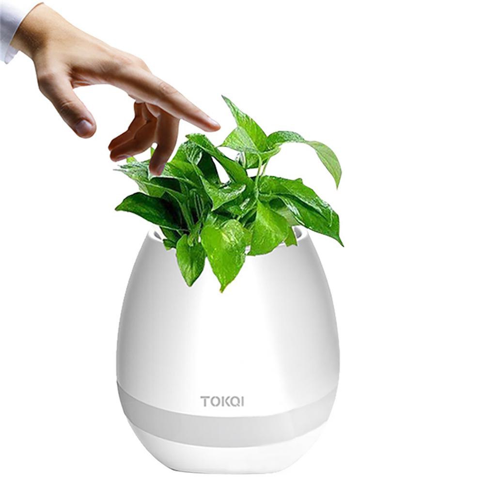 plant pot bluetooth speaker Bluetooth Speakers Touch Control Night Light Breathing LED Musical Flo –  www.techzonemobile.ca