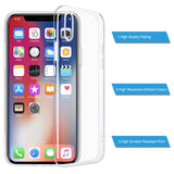 Clear Transparent Ultra Slim TPU Soft Case for iPhone New SE, iPhone Xmas,...