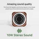 Wooden  Portable Bluetooth Speaker Creative Solid Wood Subwoofer