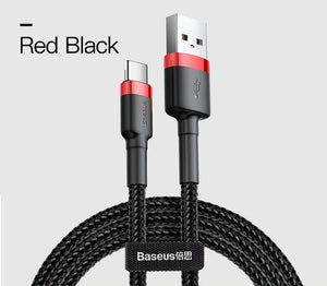 BASEUS CAFULE SERIES 3A USB FAST DATA CHARGING CABLE FOR USB-C 1M