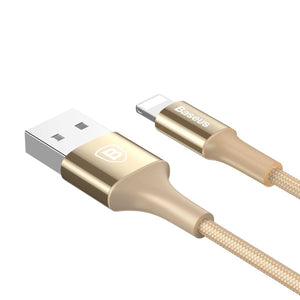 Baseus Shining Cable with Jet metal 1M for iPhone iPad