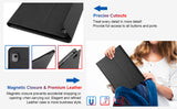 Ultra Slim PU Leather Folio Case with Keyboard&Pen Holder for iPad 7/Air3/Pro 10.5