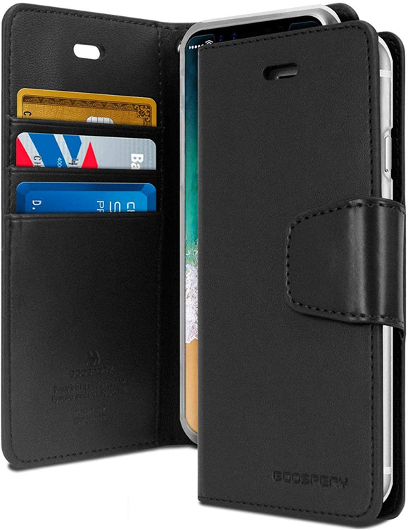 GOOSPERY Sonata Synthetic Leather Wallet Case for iPhone 11 6.1 inch