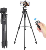 YUNTENG 5208 Extendable Selfie Stick Tripod  with Remote Control for Phone Camera